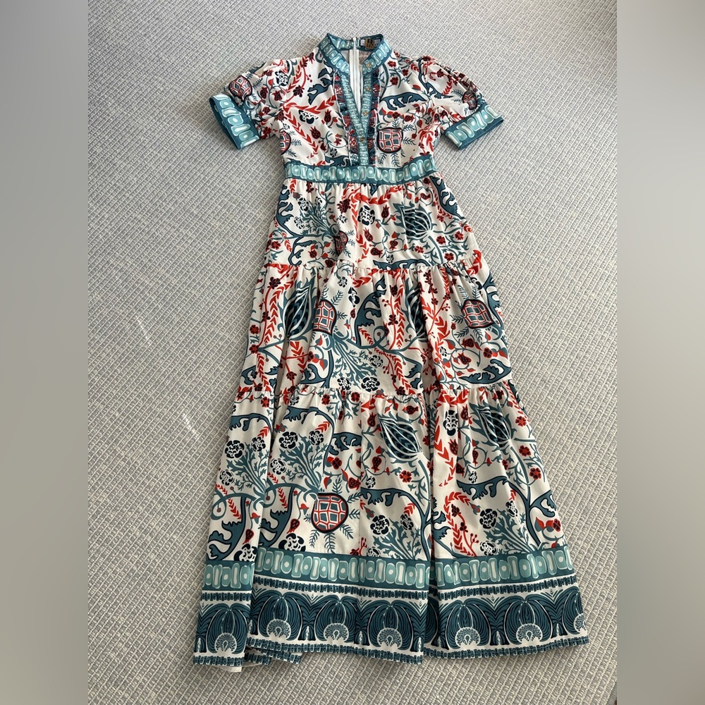 Elegant Multicolor Maxi Dress